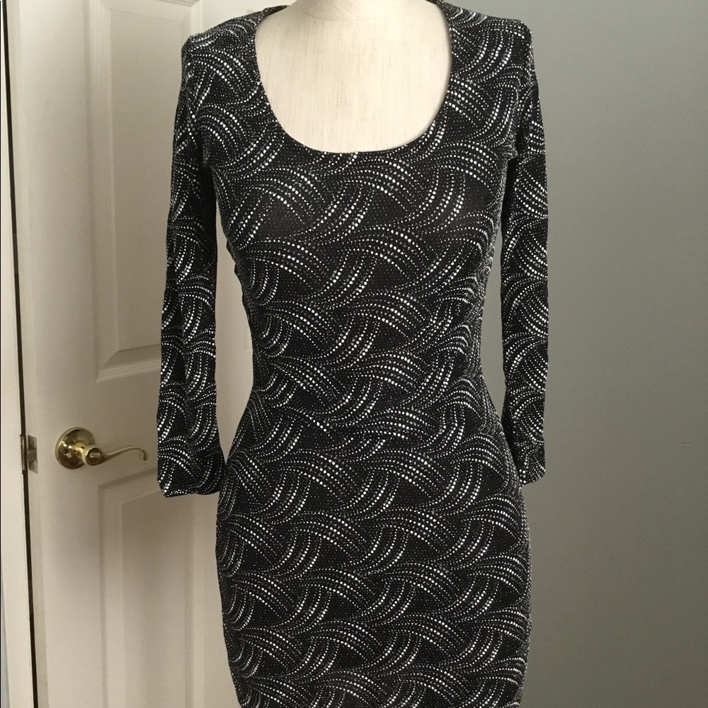 Glitter body con dress